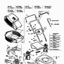 Yard-Man YM 5019 P spare parts