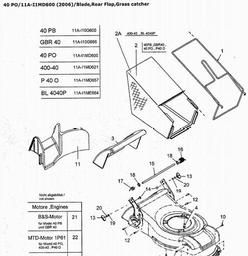 LAWNFLITE 40PB spare parts