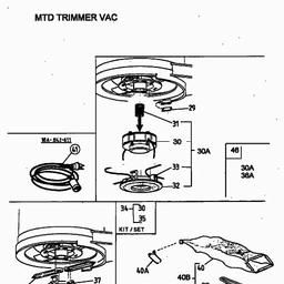 LAWNFLITE Trim Vac spare parts