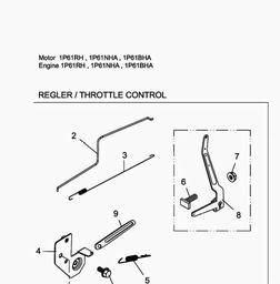 MTD-Engines 1 P 61 BHA spare parts