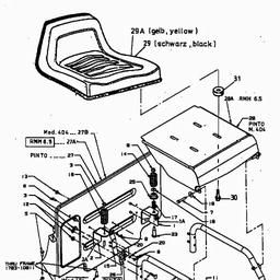MTD PINTO spare parts