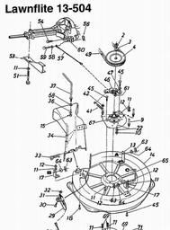 MTD (1996) 13-304P / 136C450D611 spare parts