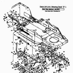MTD B 128 spare parts