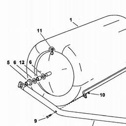 AGRIFAB POLY LAWN ROLLER 45-0267, 45-0268, 45-0269 spare parts
