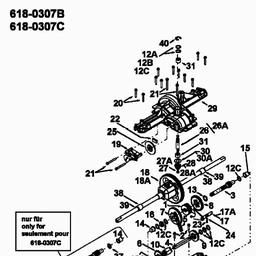 Yard-Man AH 6180 spare parts
