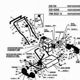 Yard-Man YM 5521 V spare parts