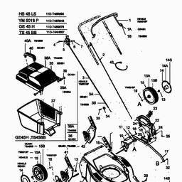 Yard-Man YM 5018 P spare parts