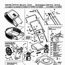 MTD 48 PO-HQ spare parts