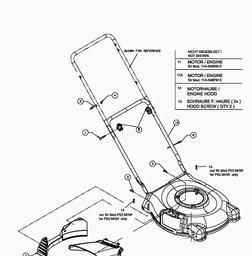 MTD P 53 M spare parts