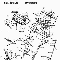 Yard-Man YM 7195 DE spare parts