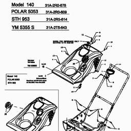 Yard-Man YM 5355 S spare parts