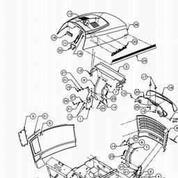 CUB CADET 2135 spare parts
