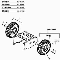 Troy-Bilt POLAR 5056 spare parts