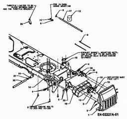 CUB CADET CC 1020 spare parts