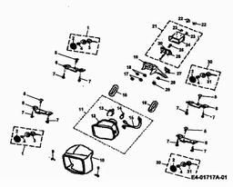 CUB CADET SP 100 spare parts