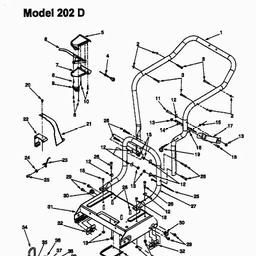 MTD 202 spare parts