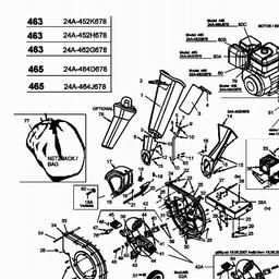MTD 463 spare parts