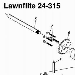 LAWNFLITE (1996) 24-651 / 246-652F678 SHREDDER spare parts