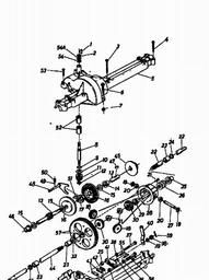 MTD SUPER 1196 spare parts