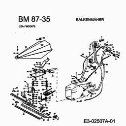 MTD BM 87-35 spare parts