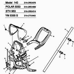 Yard-Man YM 5355 S spare parts