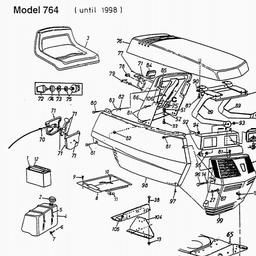 MOWMASTER (2000) RH125 / 13C3760N659 spare parts