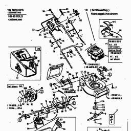 Yard-Man YM 6018 SPS spare parts