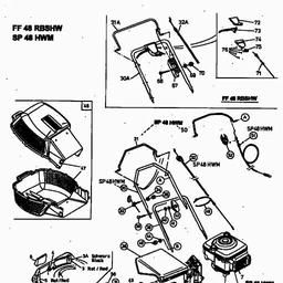 MTD SP 48 HWM spare parts