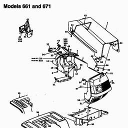 MTD CG 14 spare parts