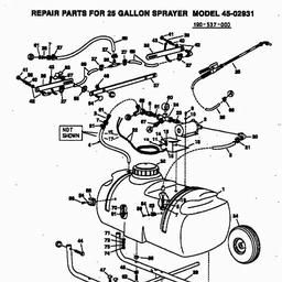 MTD 45-02931  (190-537-000) spare parts