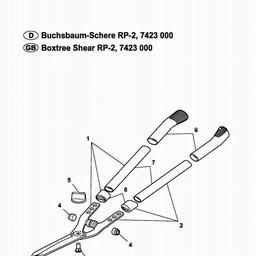 Wolf-Garten RP-2 spare parts