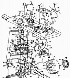 LAWNFLITE (1994/1995) 13-507 / 134K561B611 spare parts
