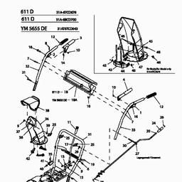 Yard-Man YM 5655 DE spare parts