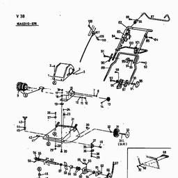 MTD V 38 spare parts