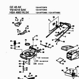 Yard-Man YM 6018 SAK spare parts
