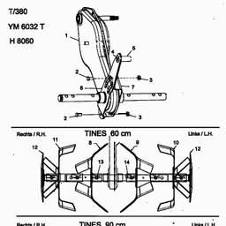 Yard-Man YM 6032 T spare parts