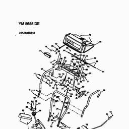 Yard-Man YM 5655 DE spare parts