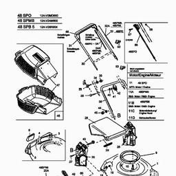 MTD 48 SPO spare parts