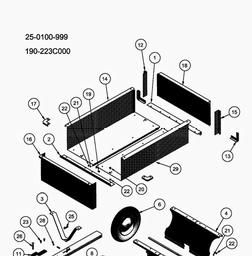 MTD 25-0100-999  (190-223C000) spare parts