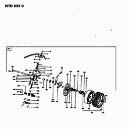 MTD 535 S spare parts