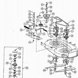 CUB CADET 2165 spare parts