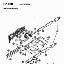 MTD TP 720 spare parts