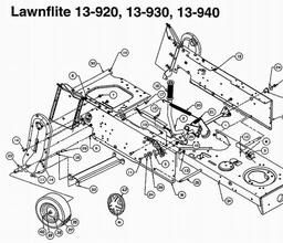 MTD (1996) 13-304P / 136C450D611 spare parts