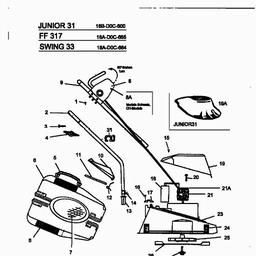 MTD JUNIOR 31 spare parts