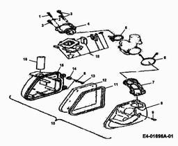 CUB CADET SP 100 spare parts