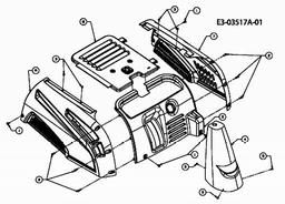 MTD mini RIDER 60 E spare parts
