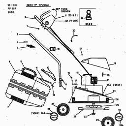 MTD FF 307 spare parts