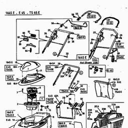 MTD E 45 spare parts