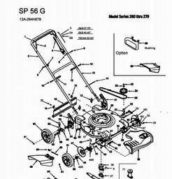 MTD SP 56 G spare parts