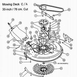 MOWMASTER (2000) RH115 / 13A1450C600 spare parts